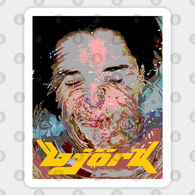 bJoRk - Tribute artwerk Sticker by Aprilskies